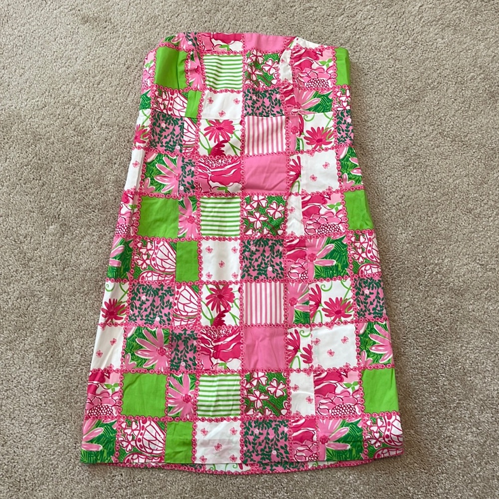 Lilly Pulitzer strapless dress